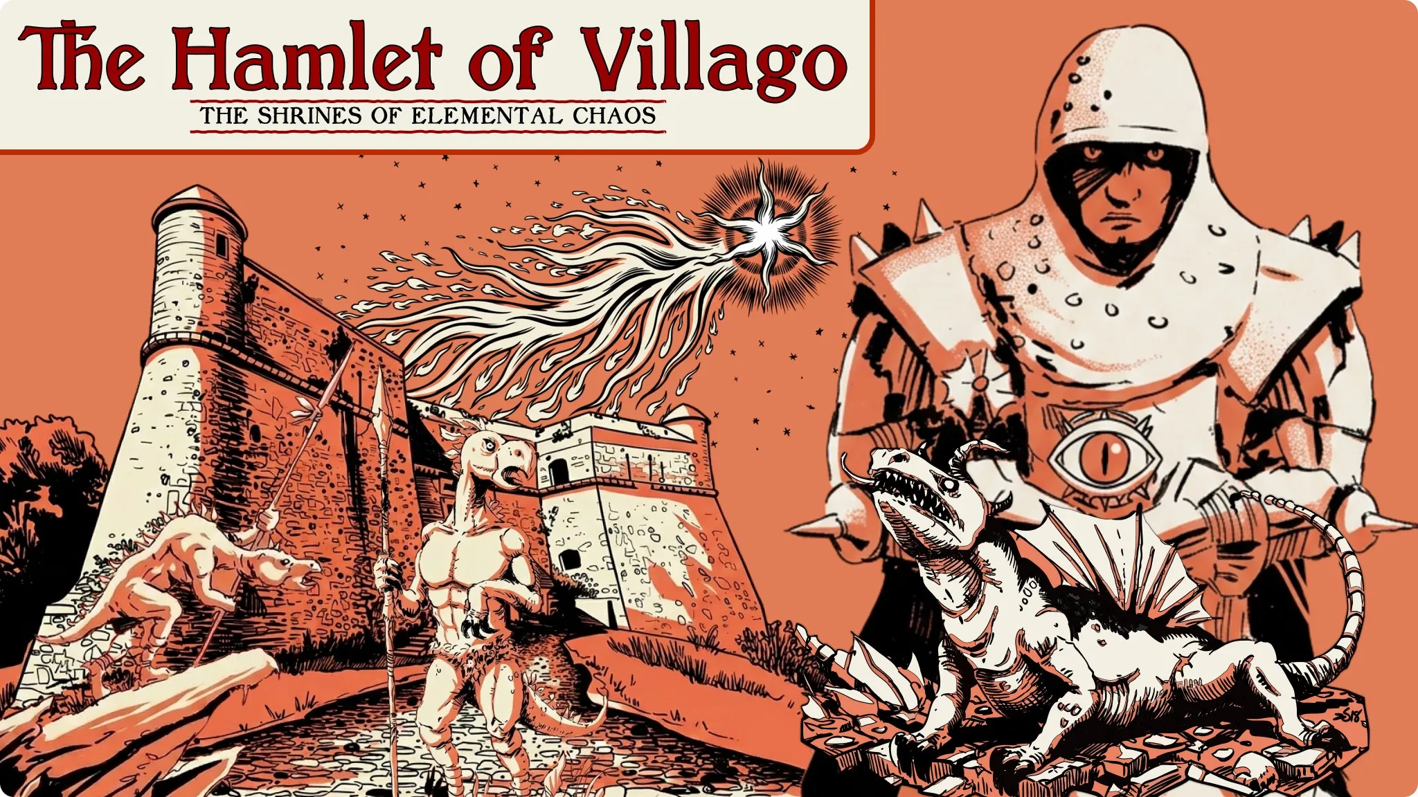 Cover of The Hamlet of Villago — The Shrines of Elemental Chaos